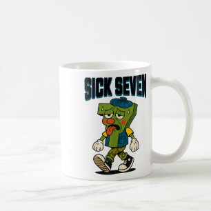 Caneca De Café Fantasias de Halloween Sick Seven 67 para Design P