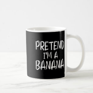 Caneca De Café Fantasie Eu Sou Um Traje De Banana Festa De Hallow