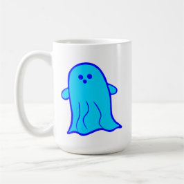 Caneca De Café Fantasma Azul