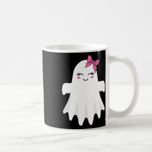 Caneca De Café Fantasma Bonita Com Arco Boo Halloween Figurume Pa