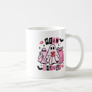 Caneca De Café Fantasma Bonito Média Ghouts Dia de as Bruxas engr