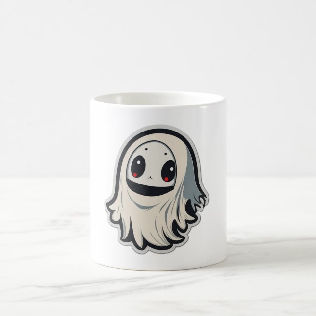 Caneca De Café Fantasma Bonito Spooky (Centro)