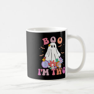 Caneca De Café Fantasma Boo Estou Dois Anos 2º Aniversário Crianç