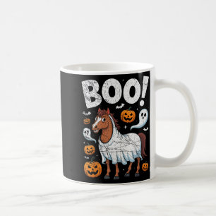 Caneca De Café Fantasma de Cavalo Fantasia Equestre Divertido Ama