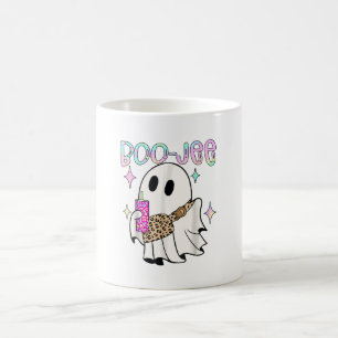Caneca De Café Fantasma de Halloween Engraçado Boo Jee