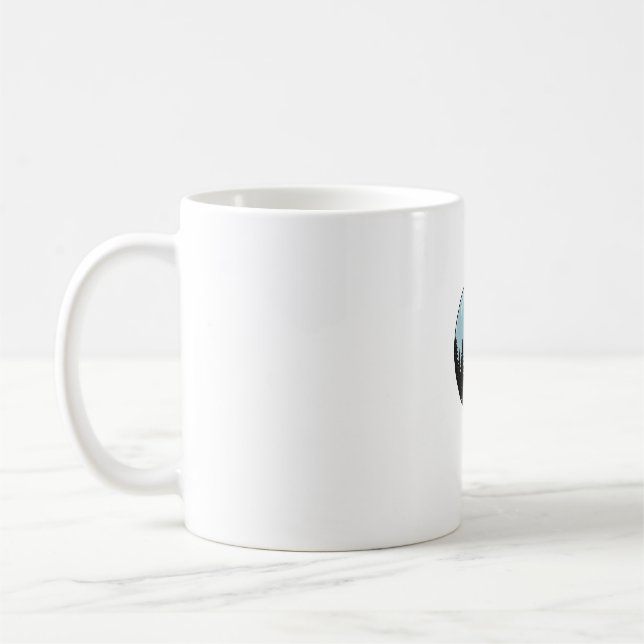 Caneca De Café Fantasma de Halloween Floresta Assustadora Lua Vin (Esquerda)
