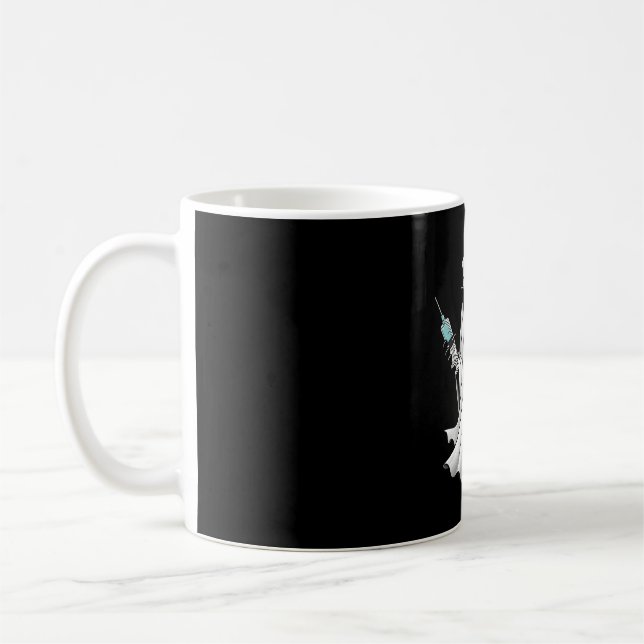 Caneca De Café Fantasma Enfermeira Halloween (Esquerda)