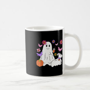 Caneca De Café Fantasma Engraçado Andando Cachorro Spooky Ghost C