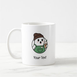 Caneca de Café Fantasma Fofo