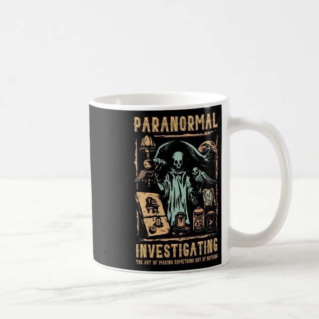 Caneca De Café Fantasma Hunando Investigador Design Paranormal In (Direita)