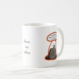 Caneca De Café Fantasma Introvertido Assustado com o Halloween En