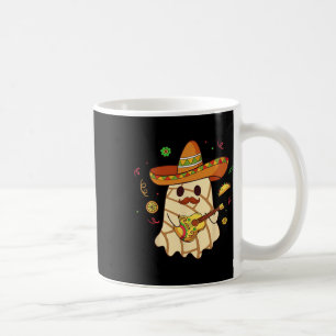 Caneca De Café Fantasma Mexicano Toca Violão Conchas Pan Dulce