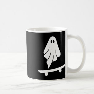 Caneca De Café Fantasmas de skate preguiçoso fantasia de Hallowee