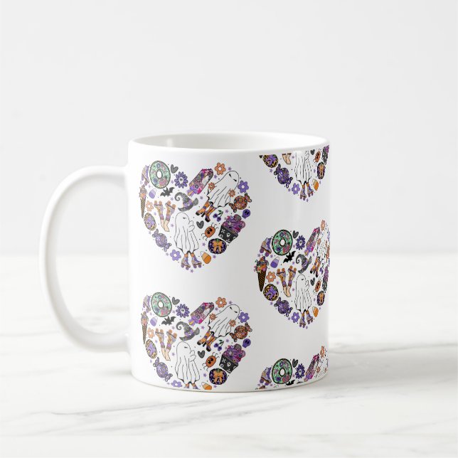 Caneca De Café Fantasmas do Halloween Retroativo com Blades de Ro (Esquerda)