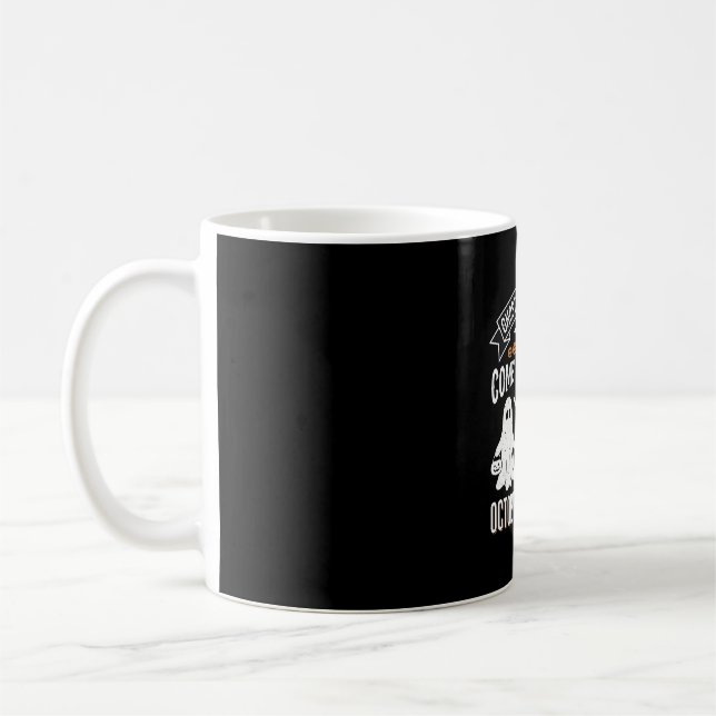 Caneca De Café Fantasmas e Duendes Halloween Outubro Último Dia_1 (Esquerda)