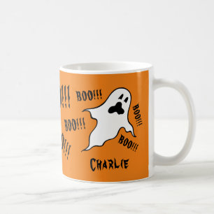 Caneca De Café Fantasmas personalizados do Dia das Bruxas Ghost C