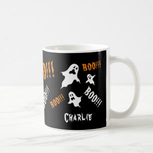 Caneca De Café Fantasmas personalizados do Dia das Bruxas Ghost C