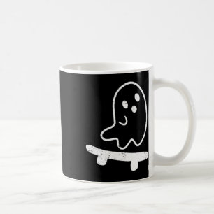 Caneca De Café Fantasmas Skateboard Preguiçoso Fantasia de Hallow