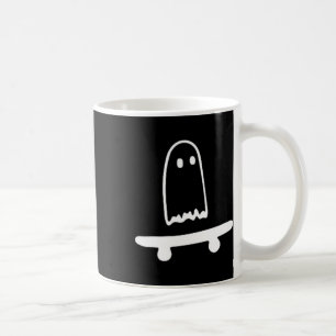 Caneca De Café Fantasmas Skateboard Preguiçoso Fantasia de Hallow
