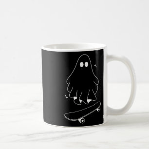 Caneca De Café Fantasmas Skateboard Preguiçoso Roupa de Halloween