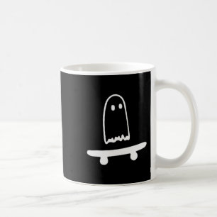 Caneca De Café Fantasmas Skateboard Preguiçoso Roupa de Halloween