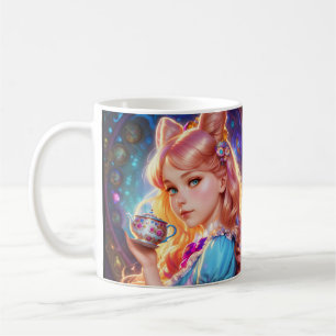 Caneca De Café Fantasy Alice In Wonderland