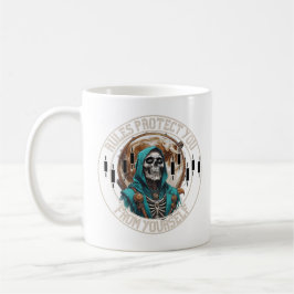 Caneca De Café Fantasy Design | Grim Reaper | Motivation
