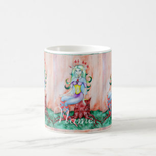 Caneca De Café Fantasy Pixie Fairy Thunder_Cove