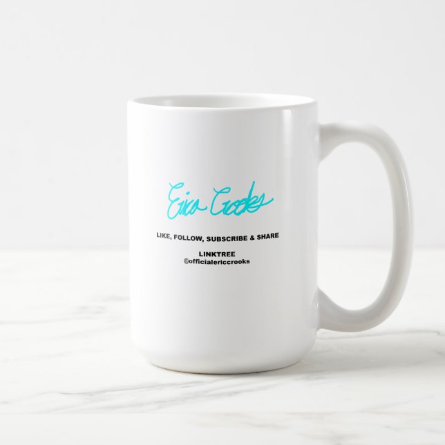 Caneca De Café Fantoche lavado cerebral rosa apontando (Direita)