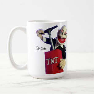 Caneca De Café fantoche punk com êmbolo de TNT