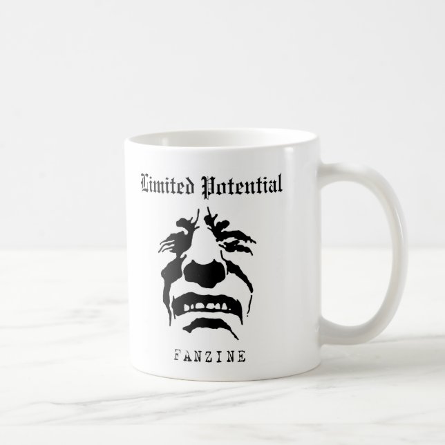 Caneca De Café Fanzine potencial limitado - punk rock clássico do (Direita)