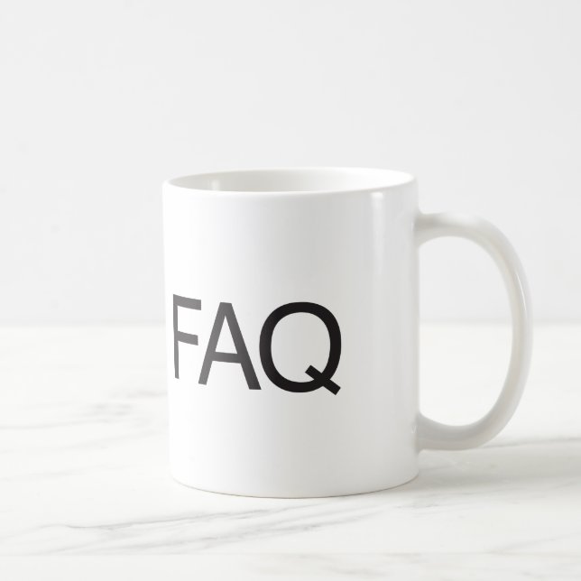 CANECA DE CAFÉ FAQ (Direita)