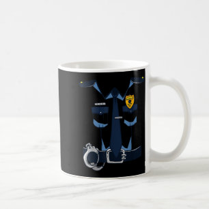 Caneca De Café Farda de policial de Halloween Fantasia infantil