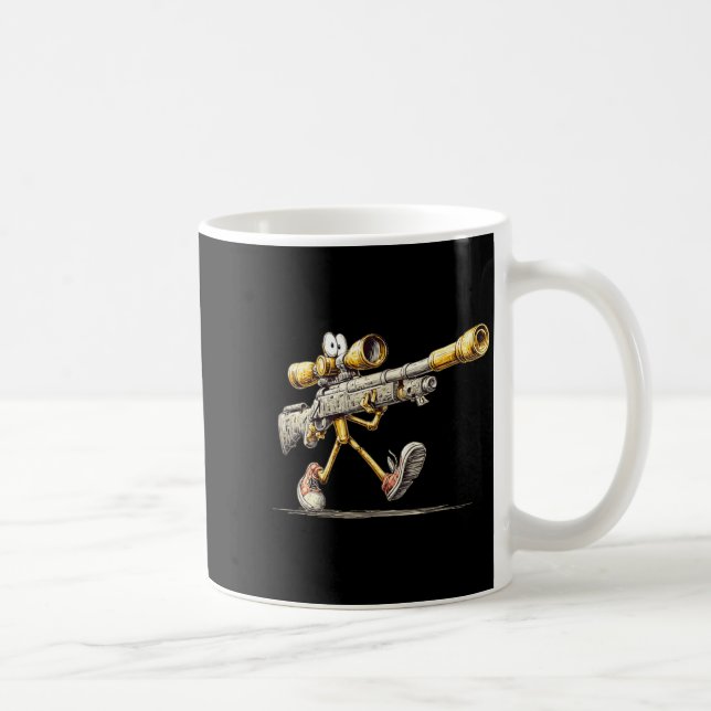 Caneca De Café Fardo de Rifle para Atirador de Precisão (Direita)