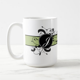 Caneca De Café Farinha de Rico personalizado monograma