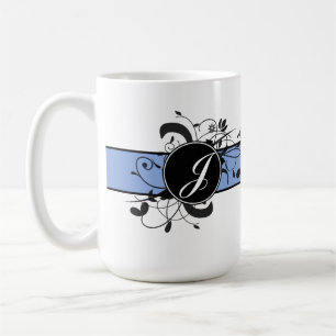 Caneca De Café Farinha de Rico personalizado monograma