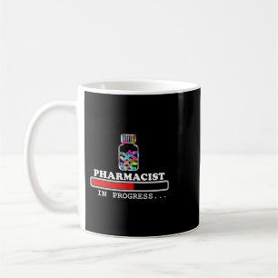 Caneca De Café Farmacêutica Engraçado humor farmácia progresso no