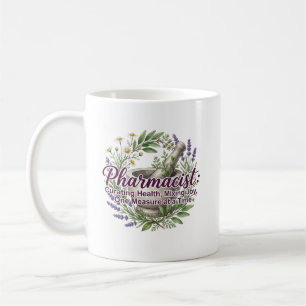 Caneca De Café Farmacêutico Curando Farmácia Botânica