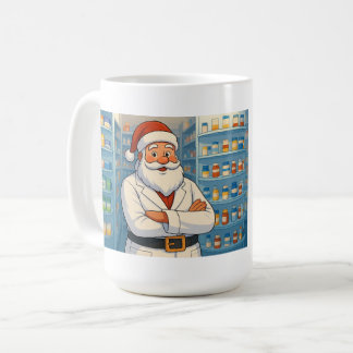 Caneca De Café Farmacêutico de Natal Personalizado
