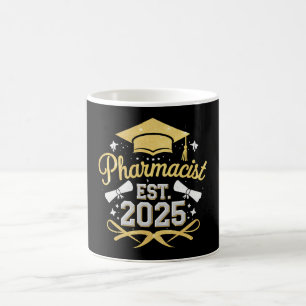 Caneca De Café Farmacêutico Est 2025 Formatura em Farmácia