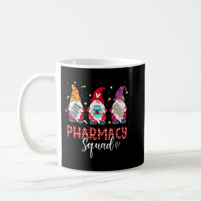 Caneca De Café Farmacêutico Funny Gnome Pharmacy Squad Namorados (Esquerda)