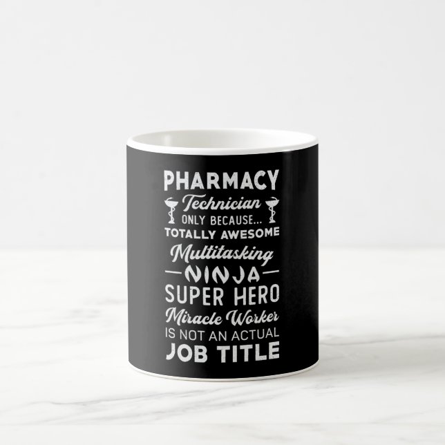 Caneca De Café Farmacêutico Herói de Medicina Técnica da Farmácia (Centro)