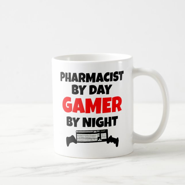 Caneca De Café Farmacêutico Jogador (Direita)