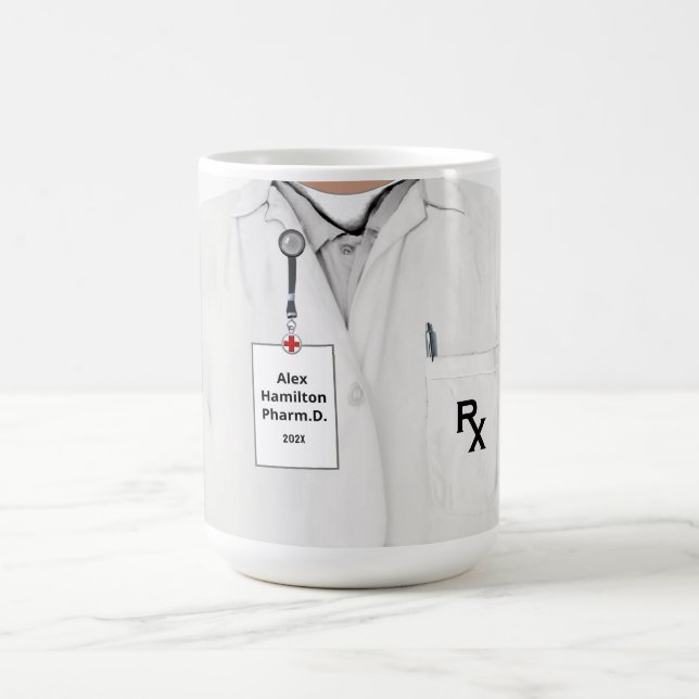 Caneca De Café Farmacêutico Personalizado Colecionável (Centro)