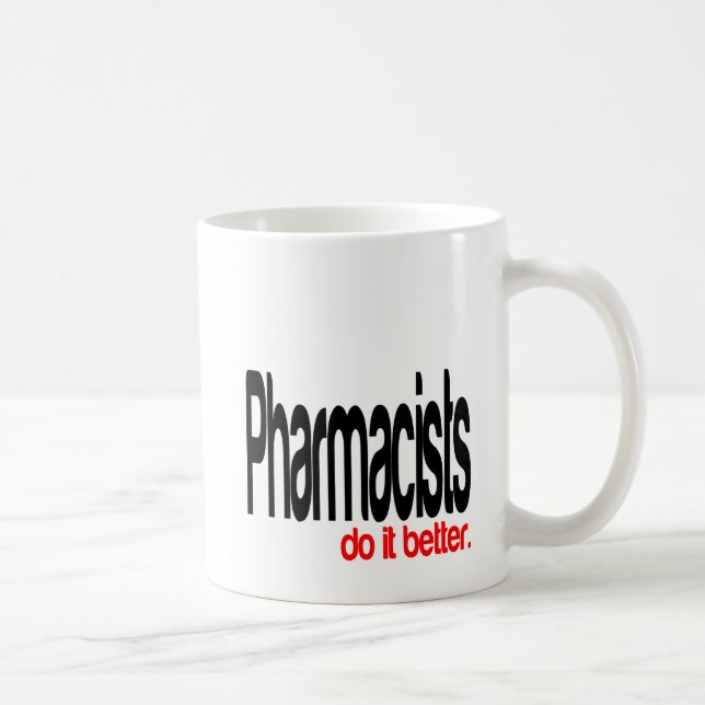 Caneca De Café Farmacêuticos fazem melhor Piada (Direita)