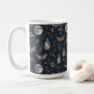 Caneca De Café Farmácia Celestial Temperamental Mariposa Lunar Ha