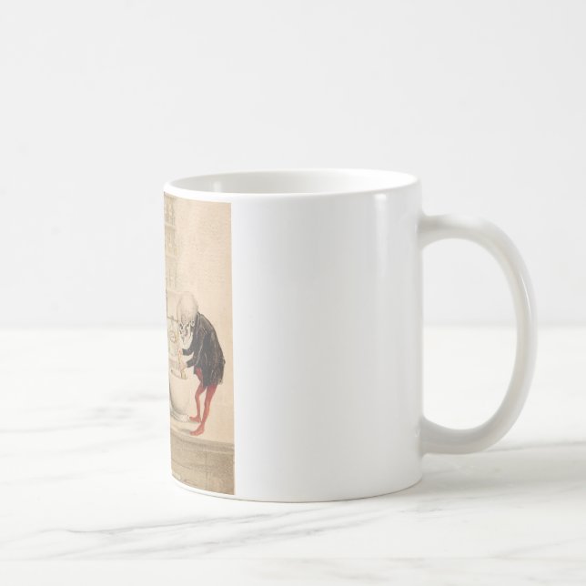 Caneca De Café Farmácia esqueletal (Direita)