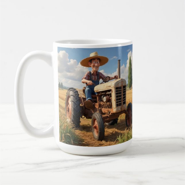 Caneca De Café Farmer em Trator (Esquerda)