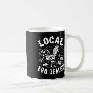 Caneca De Café Farmho De Páscoa De Frango Funny Com Revenda De Ov