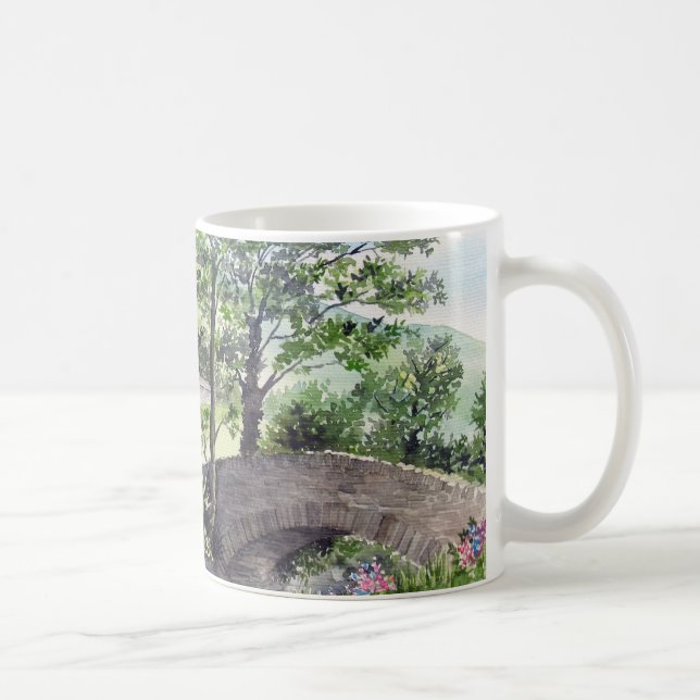 Caneca De Café Farmhouse perto de Third, Lake District, Inglaterr (Direita)